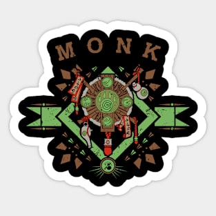 MONK - TRIBAL CREST Sticker